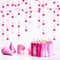 52 ft Hot Pink Paper Garland – Valentine’s Day, Birthday & Party Banner